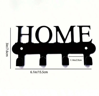 Wall-Mounted Key Rack,Metal Coat Key Holder,Minimalist Entryway Organizer