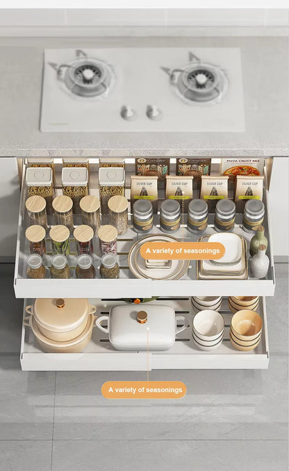 Adjustable Pull Out Cabinet Drawer