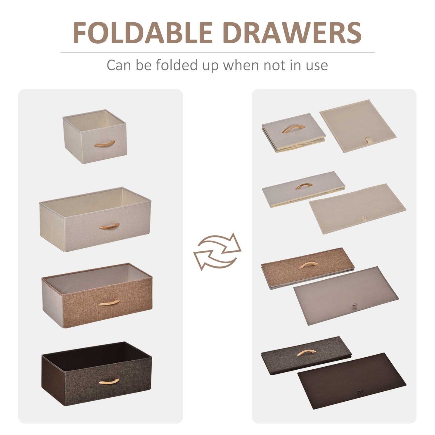 5 Drawer Storage Dresser Tower for Bedroom and Home Organization